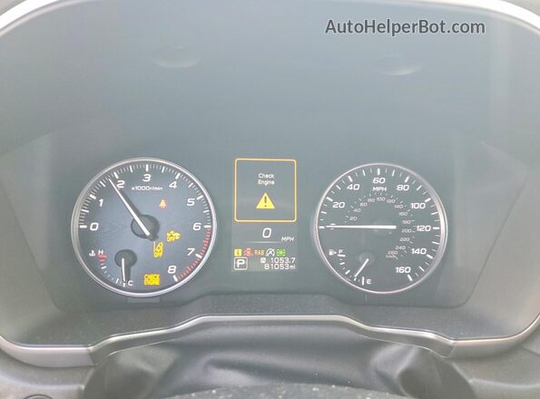 4S4BTANC5N3211642 2022 SUBARU OUTBACK Коричневый Вид щитка приборов
