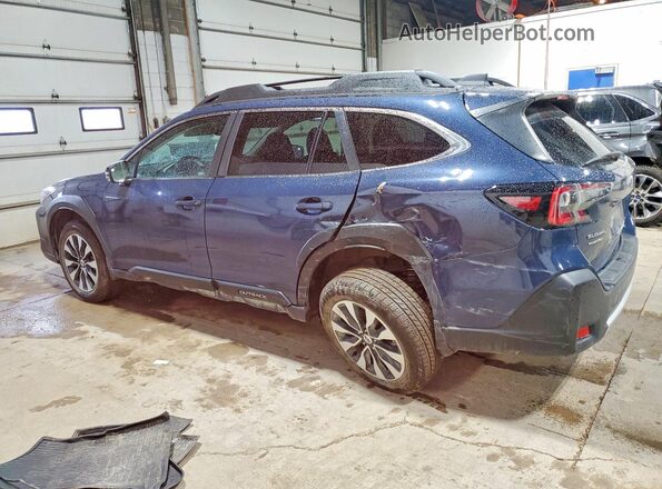 4S4BTANC5R3192306 2024 SUBARU OUTBACK Blue Tył lewy