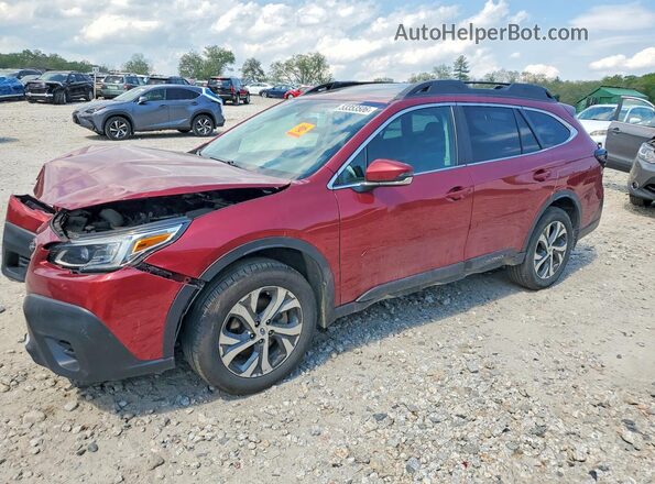 4S4BTANC6N3158238 2022 SUBARU OUTBACK Red Przód lewy