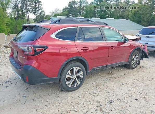 4S4BTANC6N3158238 2022 SUBARU OUTBACK Red Tył prawy