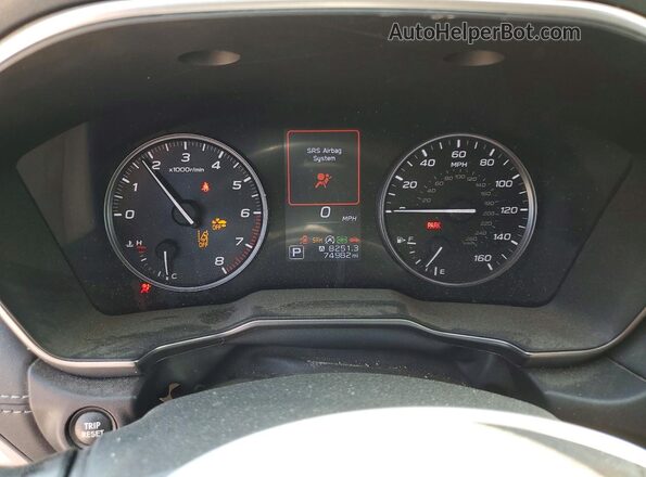 4S4BTANC6N3158238 2022 SUBARU OUTBACK Red Widok zestawu wskaźników