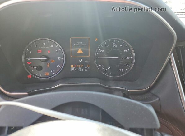 4S4BTANC6R3128324 2024 SUBARU OUTBACK Фиолетовый Вид щитка приборов