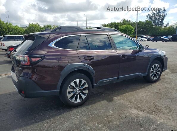4S4BTANC6R3128324 2024 SUBARU OUTBACK Фиолетовый Задняя правая четверть