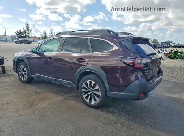 4S4BTANC6R3128324 2024 SUBARU OUTBACK Фиолетовый Задняя левая четверть