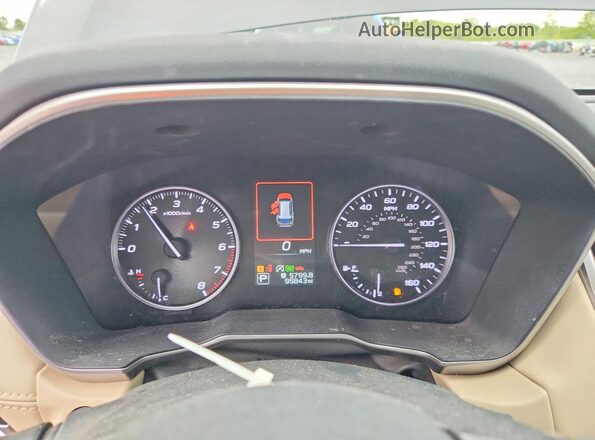 4S4BTANC8M3138216 2021 SUBARU OUTBACK Black Вид щитка приладів