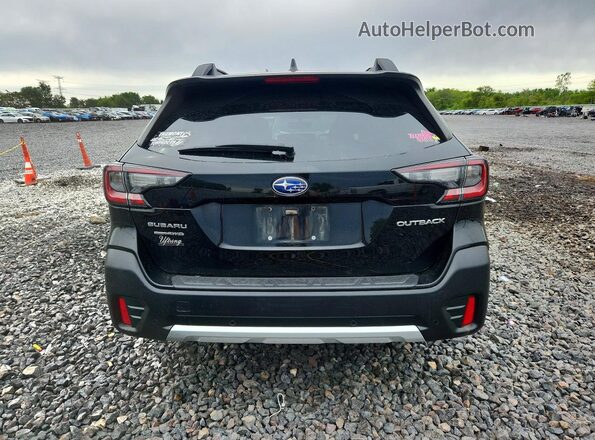 4S4BTANC8M3138216 2021 SUBARU OUTBACK Black Вид ззаду