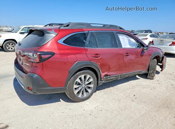 4S4BTANC8S3331964 2025 SUBARU OUTBACK Burgundy Tył prawy