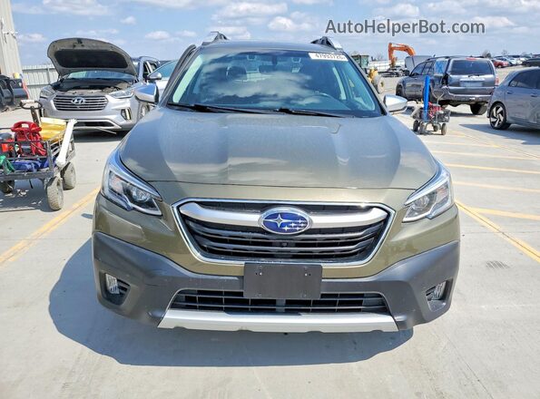 4S4BTAPC0L3177216 2020 SUBARU OUTBACK Зеленый Вид спереди