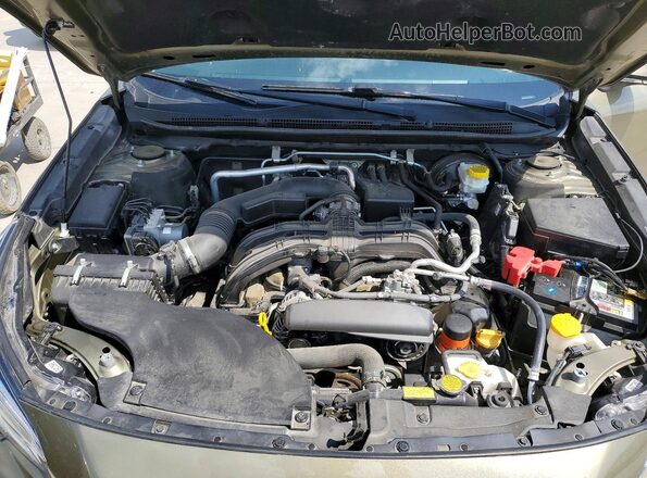4S4BTAPC0L3177216 2020 SUBARU OUTBACK Зеленый Вид подкапотного пространства