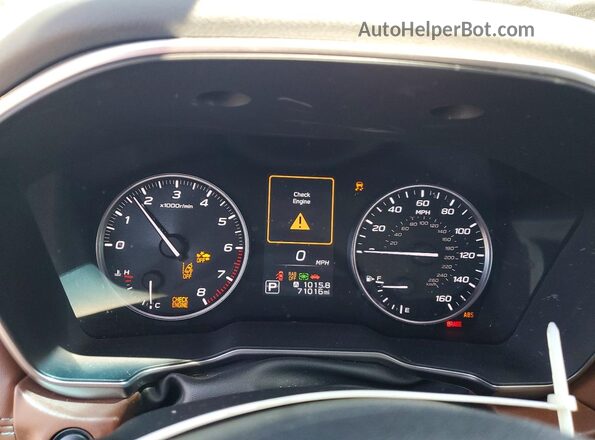 4S4BTAPC1N3221517 2022 SUBARU OUTBACK Белый Вид щитка приборов