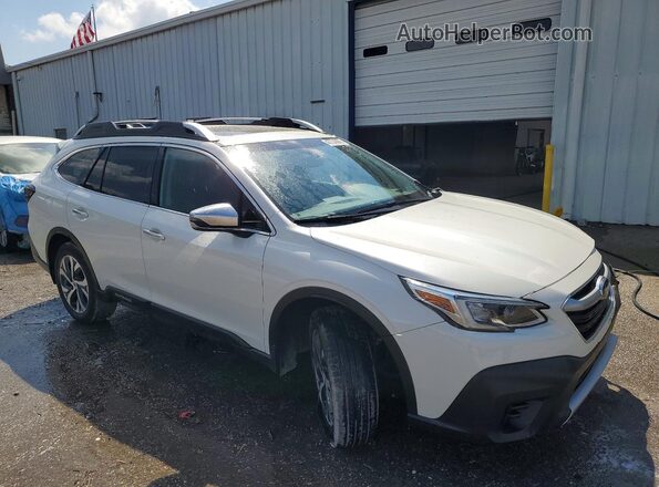 4S4BTAPC4N3244371 2022 SUBARU OUTBACK Белый Передняя правая четверть