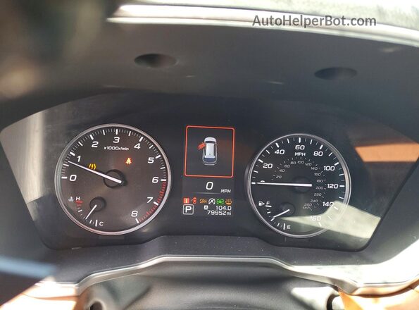 4S4BTAPC4N3244371 2022 SUBARU OUTBACK Белый Вид щитка приборов