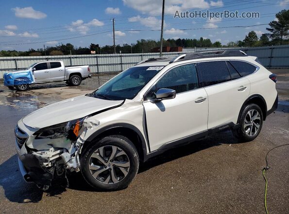 4S4BTAPC4N3244371 2022 SUBARU OUTBACK Белый Передняя левая четверть