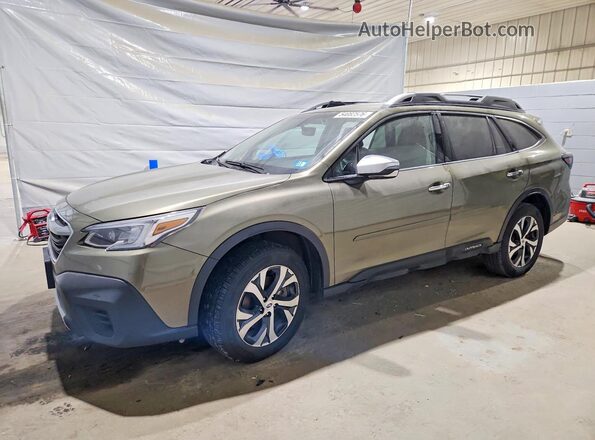 4S4BTAPC5N3236277 2022 SUBARU OUTBACK Green წინა მარცხენა ხედი სამი მეოთხედიდან