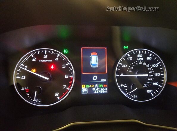4S4BTAPC7R3250400 2024 SUBARU OUTBACK White Widok zestawu wskaźników