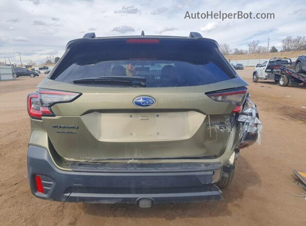 4S4BTGJD2N3243840 2022 SUBARU OUTBACK Зеленый Вид сзади