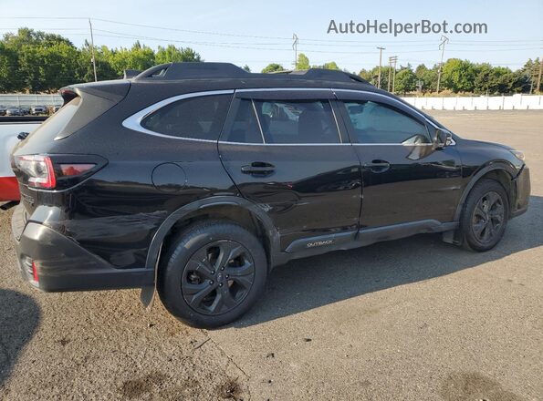 4S4BTGKD0L3173475 2020 SUBARU OUTBACK Черный Задняя правая четверть