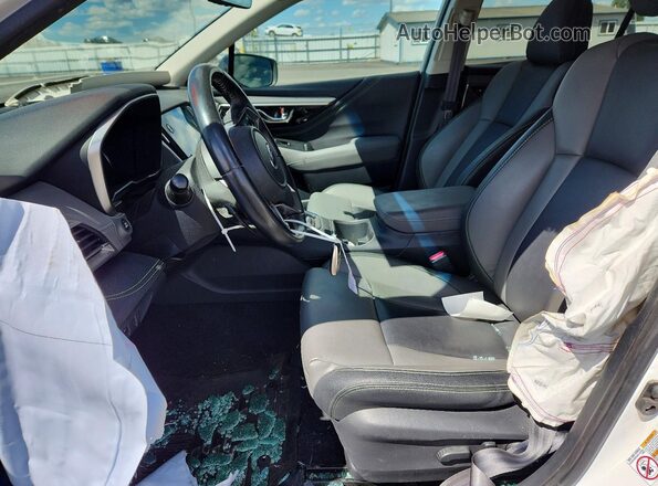 4S4BTGKD9L3126901 2020 SUBARU OUTBACK White Vista interior delantera