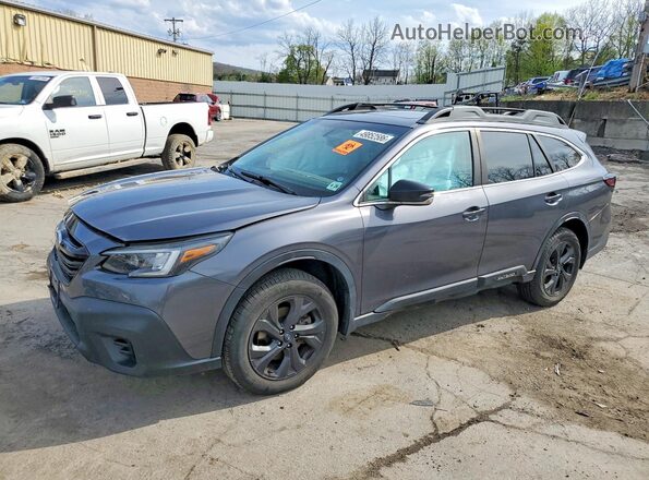 4S4BTGLD1M3188051 2021 SUBARU OUTBACK Серый Передняя левая четверть