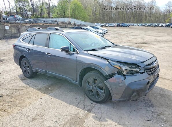 4S4BTGLD1M3188051 2021 SUBARU OUTBACK Серый Передняя правая четверть