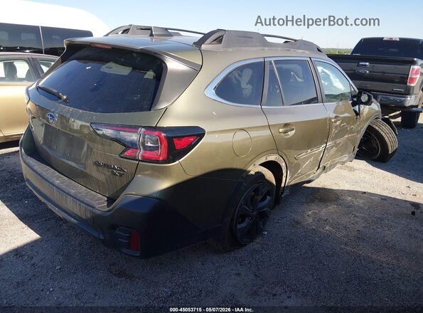 4S4BTGLD4M3140348 2021 SUBARU OUTBACK Зеленый Задняя правая четверть