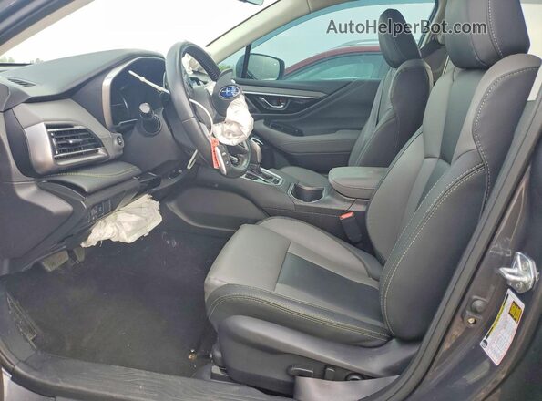 4S4BTGLD7P3213989 2023 SUBARU OUTBACK Gray Widok wnętrza z przodu