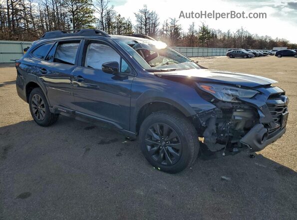 4S4BTGLD7R3123535 2024 SUBARU OUTBACK Синий Передняя правая четверть