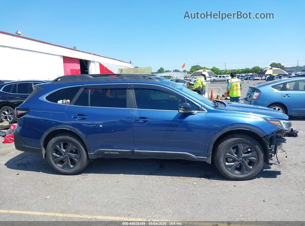 4S4BTGLD9M3117244 2021 SUBARU OUTBACK Синий Панорамный вид салона 360°