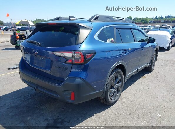4S4BTGLD9M3117244 2021 SUBARU OUTBACK Синий Задняя правая четверть