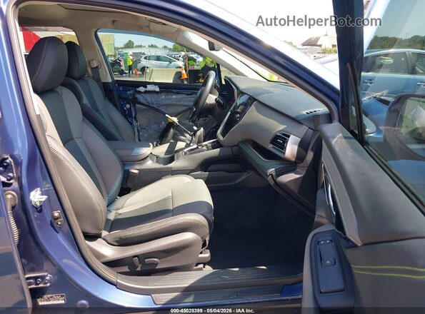 4S4BTGLD9M3117244 2021 SUBARU OUTBACK Синий Вид салона спереди