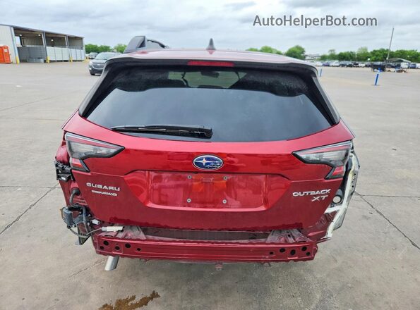 4S4BTGNDXP3133518 2023 SUBARU OUTBACK Maroon Rear view