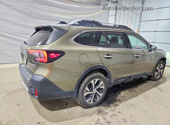 4S4BTGPD1L3242618 2020 SUBARU OUTBACK Зеленый Задняя правая четверть