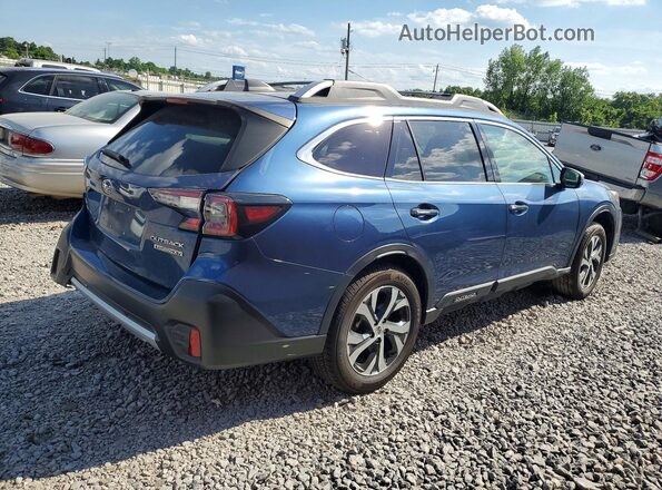 4S4BTGPD4N3155959 2022 SUBARU OUTBACK Blue Tył prawy