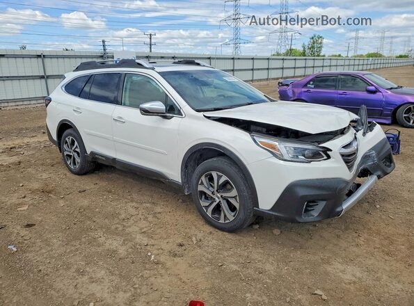 4S4BTGPD5M3224334 2021 SUBARU OUTBACK Белый Передняя правая четверть