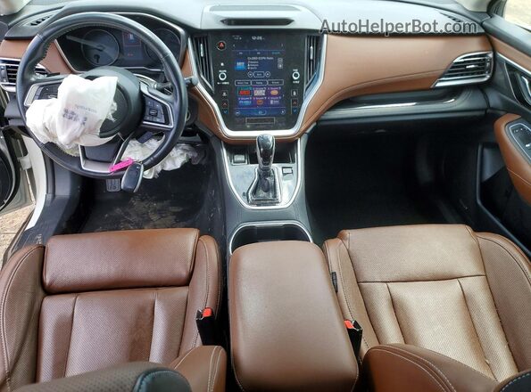 4S4BTGPD5M3224334 2021 SUBARU OUTBACK Белый Вид панели приборов