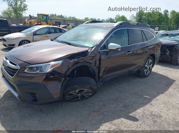 4S4BTGPD6L3255350 2020 SUBARU OUTBACK Коричневый Вид спереди