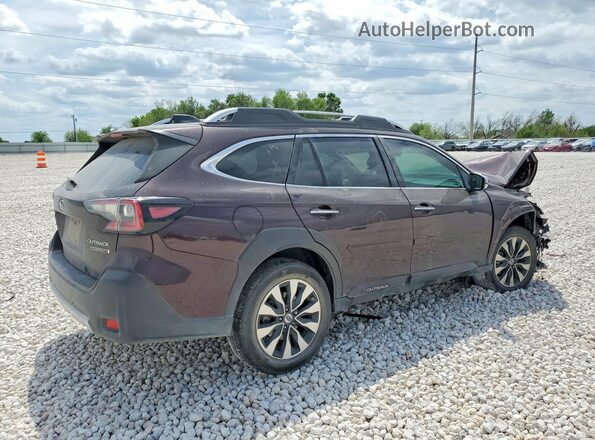 4S4BTGPD6R3104047 2024 SUBARU OUTBACK Бордовый Задняя правая четверть