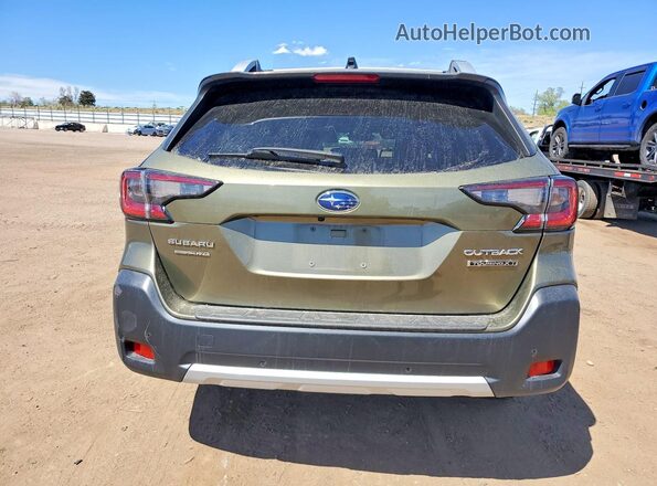 4S4BTGPD7R3179081 2024 SUBARU OUTBACK Зеленый Вид сзади