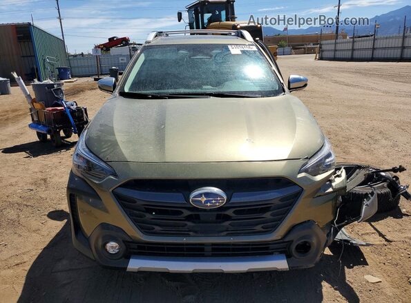 4S4BTGPD7R3179081 2024 SUBARU OUTBACK Зеленый Вид спереди