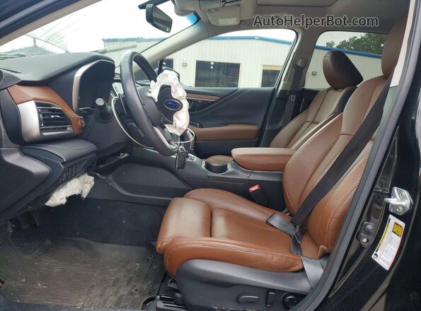 4S4BTGPD9N3116266 2022 SUBARU OUTBACK Черный Вид салона спереди