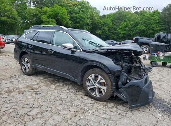 4S4BTGPD9N3116266 2022 SUBARU OUTBACK Черный Передняя правая четверть