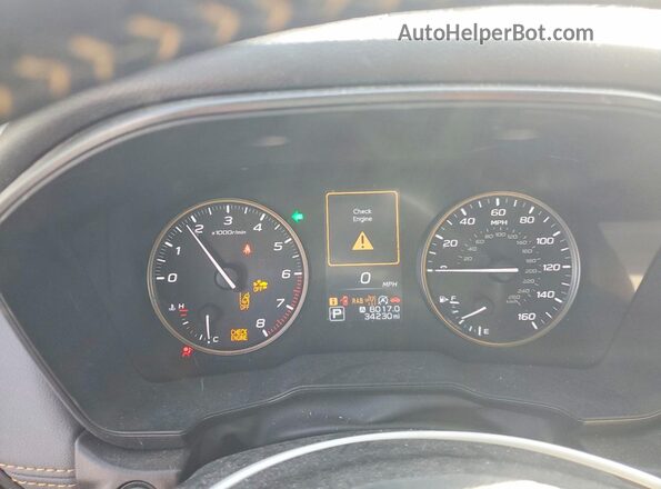 4S4BTGUD2R3287399 2024 SUBARU OUTBACK Черный Вид щитка приборов