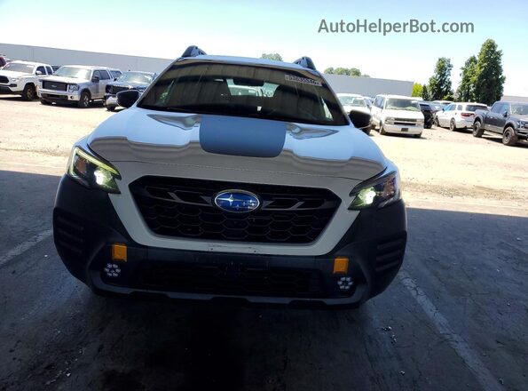 4S4BTGUD3N3230395 2022 SUBARU OUTBACK Белый Вид спереди