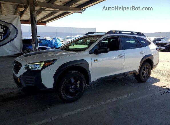 4S4BTGUD3N3230395 2022 SUBARU OUTBACK Белый Передняя левая четверть