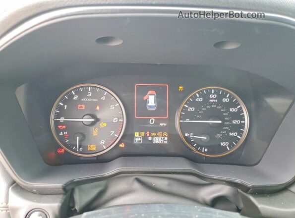 4S4BTGUD3S3265398 2025 SUBARU OUTBACK Синий Вид щитка приборов