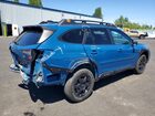 2022 Subaru Outback Wilderness Синий vin: 4S4BTGUD5N3188408