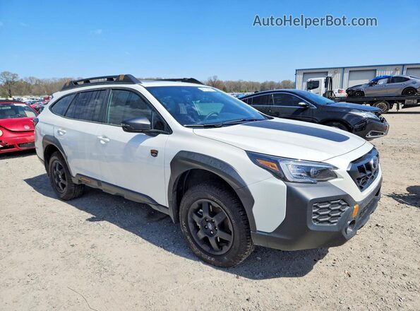 4S4BTGUD8S3309329 2025 SUBARU OUTBACK Белый Передняя правая четверть