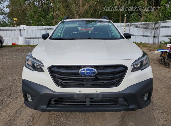 4S4BTHKD9M3173594 2021 SUBARU OUTBACK Белый Вид спереди
