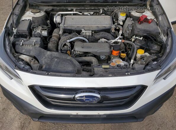 4S4BTHKD9M3173594 2021 SUBARU OUTBACK Белый Вид задней части салона