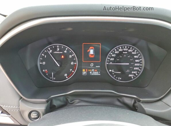 4S4BTHKD9M3173594 2021 SUBARU OUTBACK Белый Вид щитка приборов